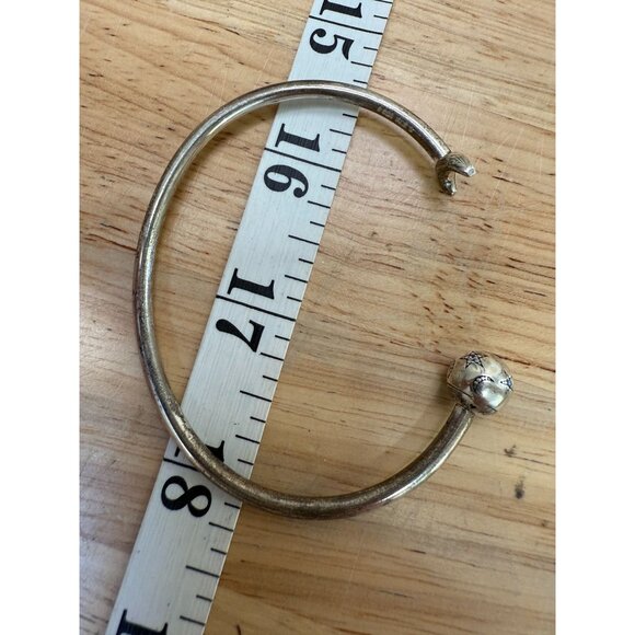 Pandora Moments Moon & Stars Open Bangle Sterling Silver 925 ALE Crescent Design - Picture 6 of 16